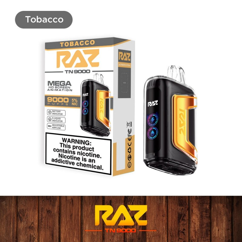 RAZ TN9000 Disposable - Tobacco