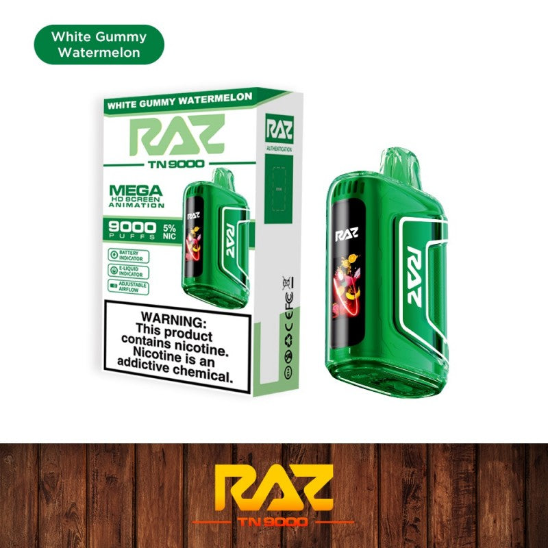 RAZ TN9000 Disposable - White Gummy Watermelon