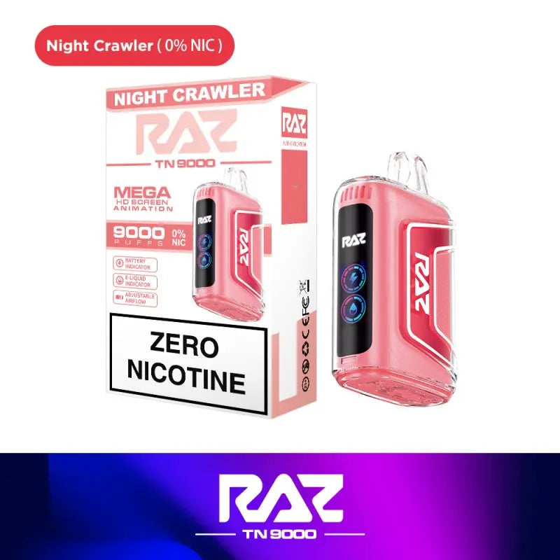 RAZ TN9000 Disposable 0%  - Night Crawler