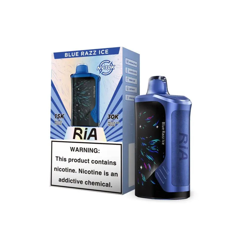 Geek Bar RIA NV30K Disposable Vape - Blue Razz Ice