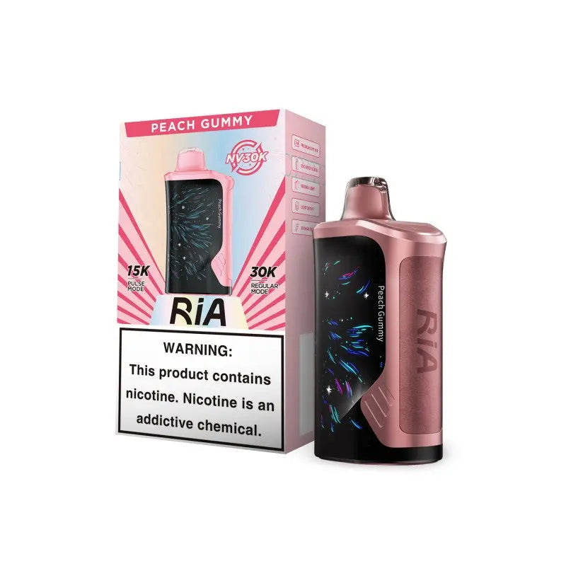 Geek Bar RIA NV30K Disposable Vape - Peach Gummy