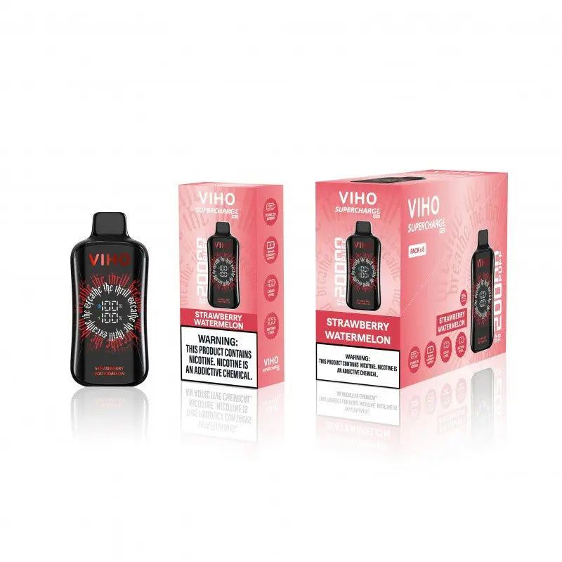 VIHO Supercharge Pro 20K - Strawberry Watermelon