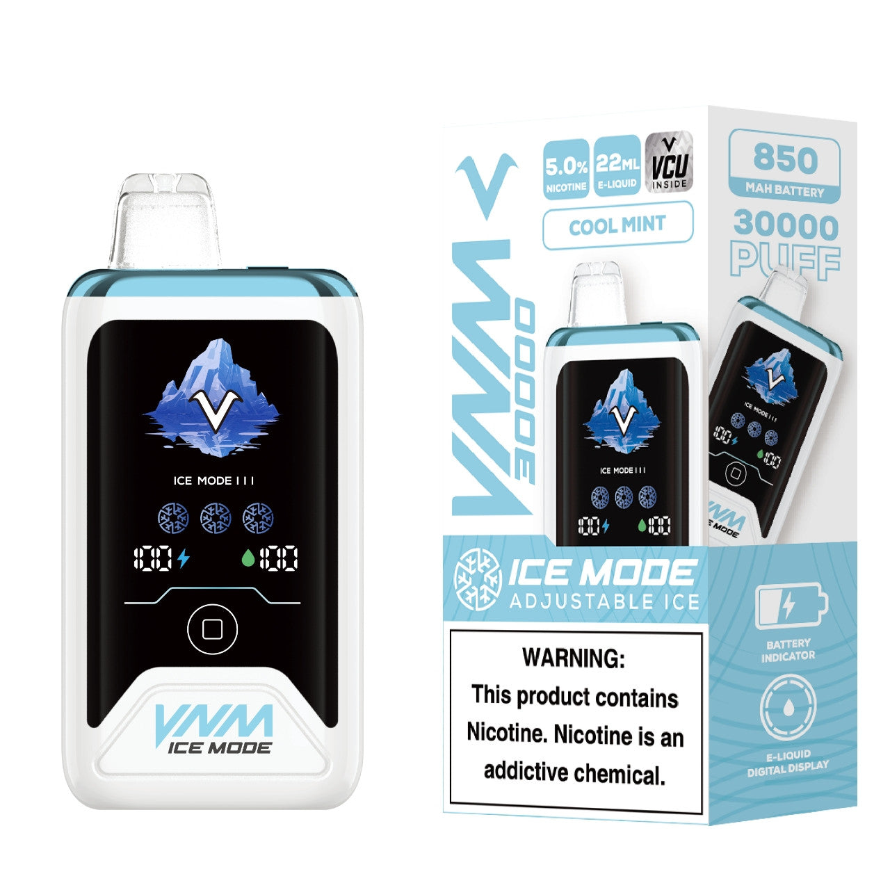 VNM Ice Mode 30K Disposable - Cool Mint