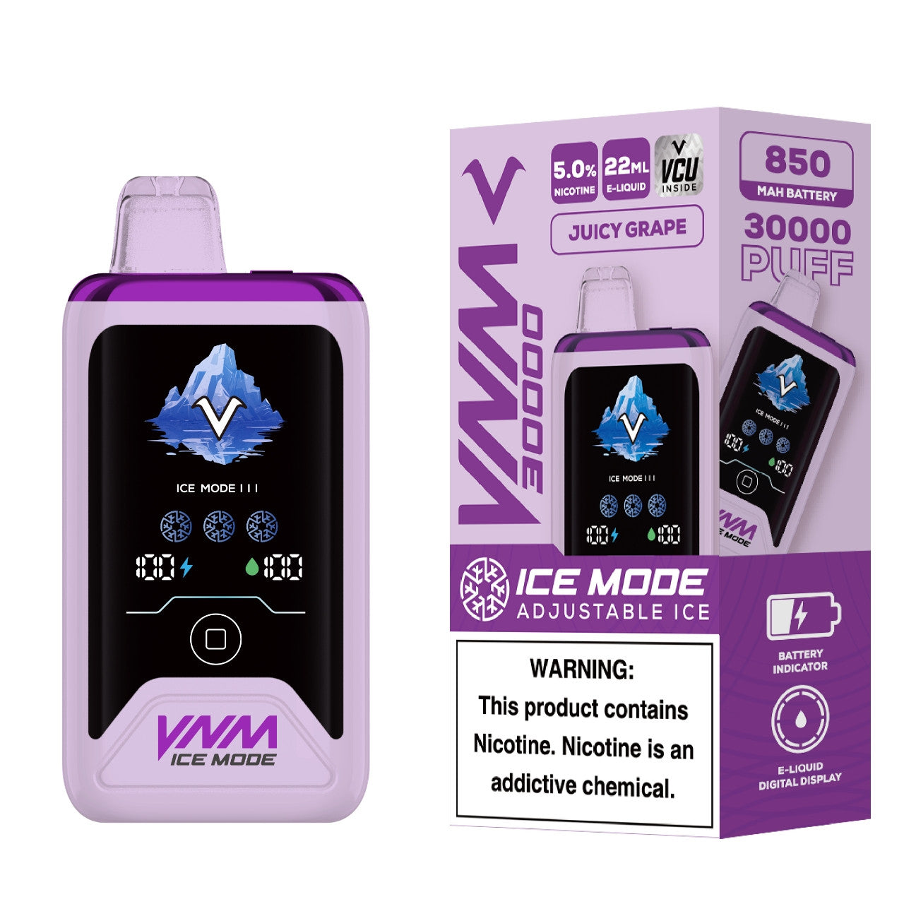 VNM Ice Mode 30K Disposable - Juicy Grape