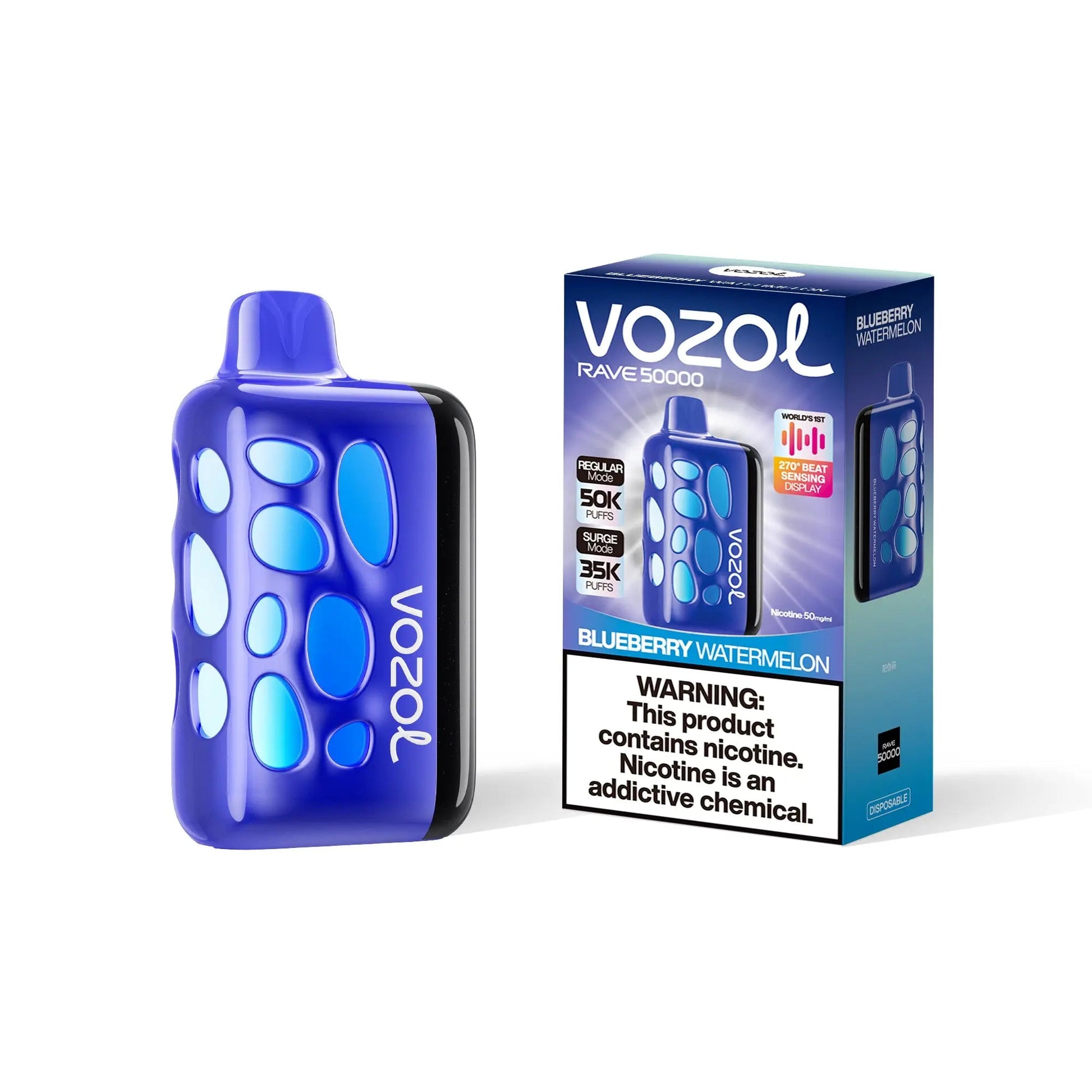 Vozol Rave 50000 Disposable - Blueberry Watermelon