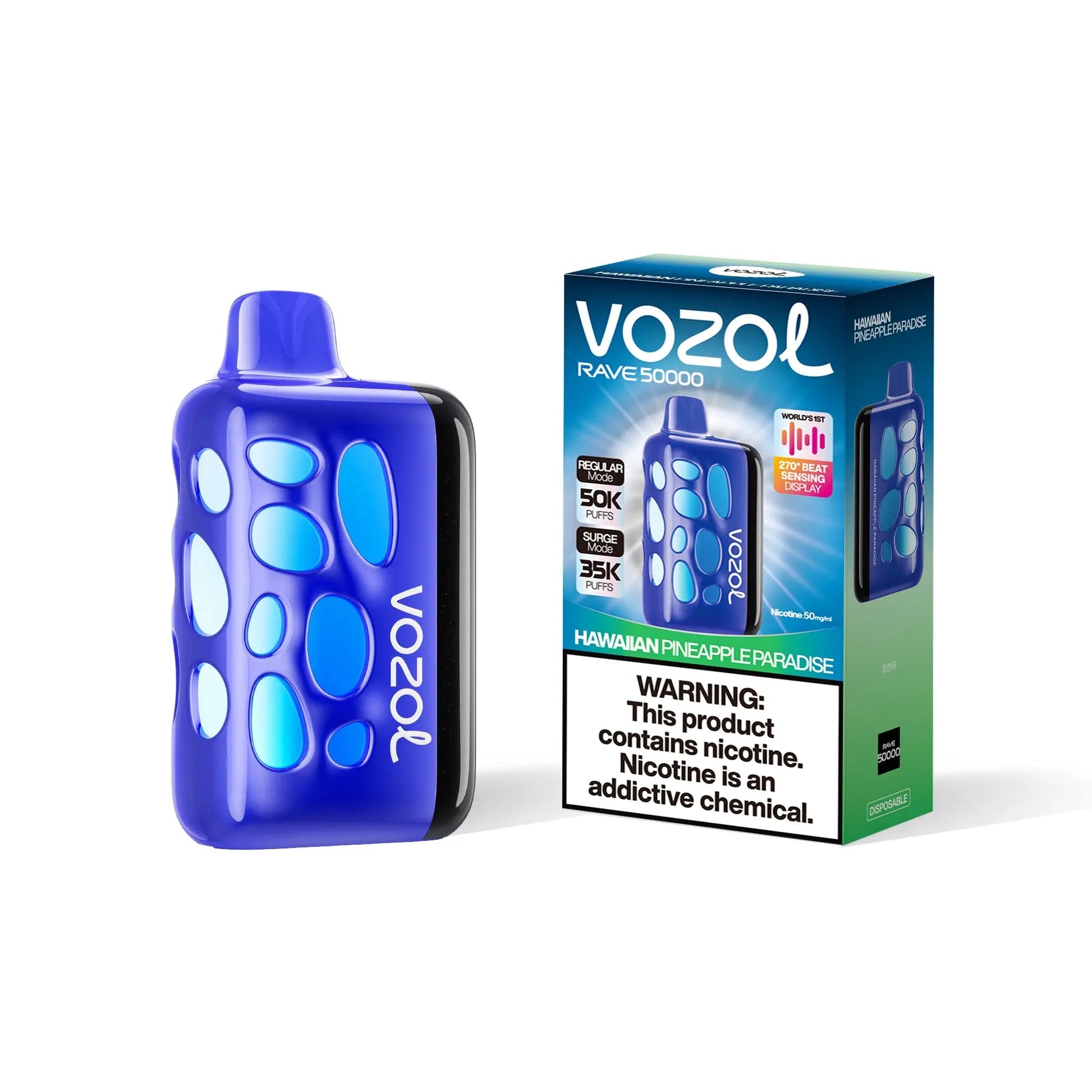 Vozol Rave 50000 Disposable - Hawaiian Pineapple Paradise