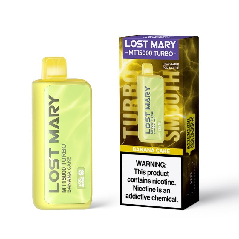 Lost Mary MT15000 Disposable Vape - Banana Cake