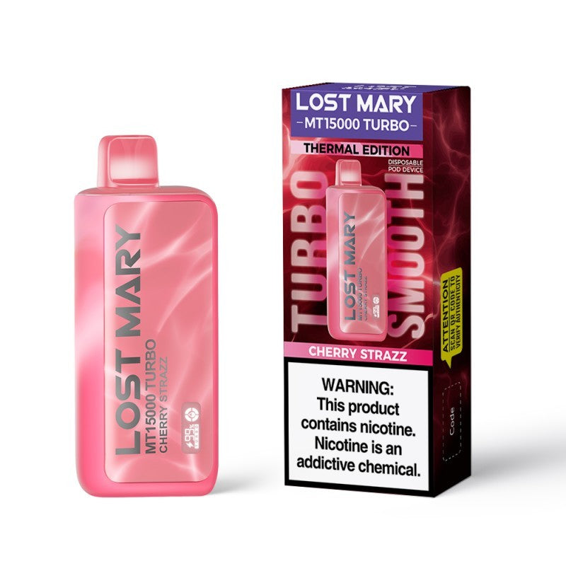 Lost Mary MT15000 Disposable Vape - Cherry Strazz