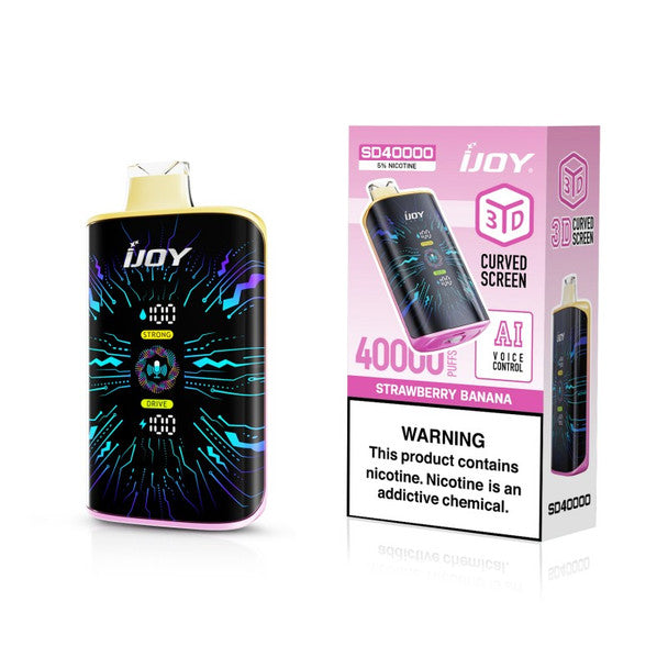 iJoy Bar SD40000 Disposable - Strawberry Banana