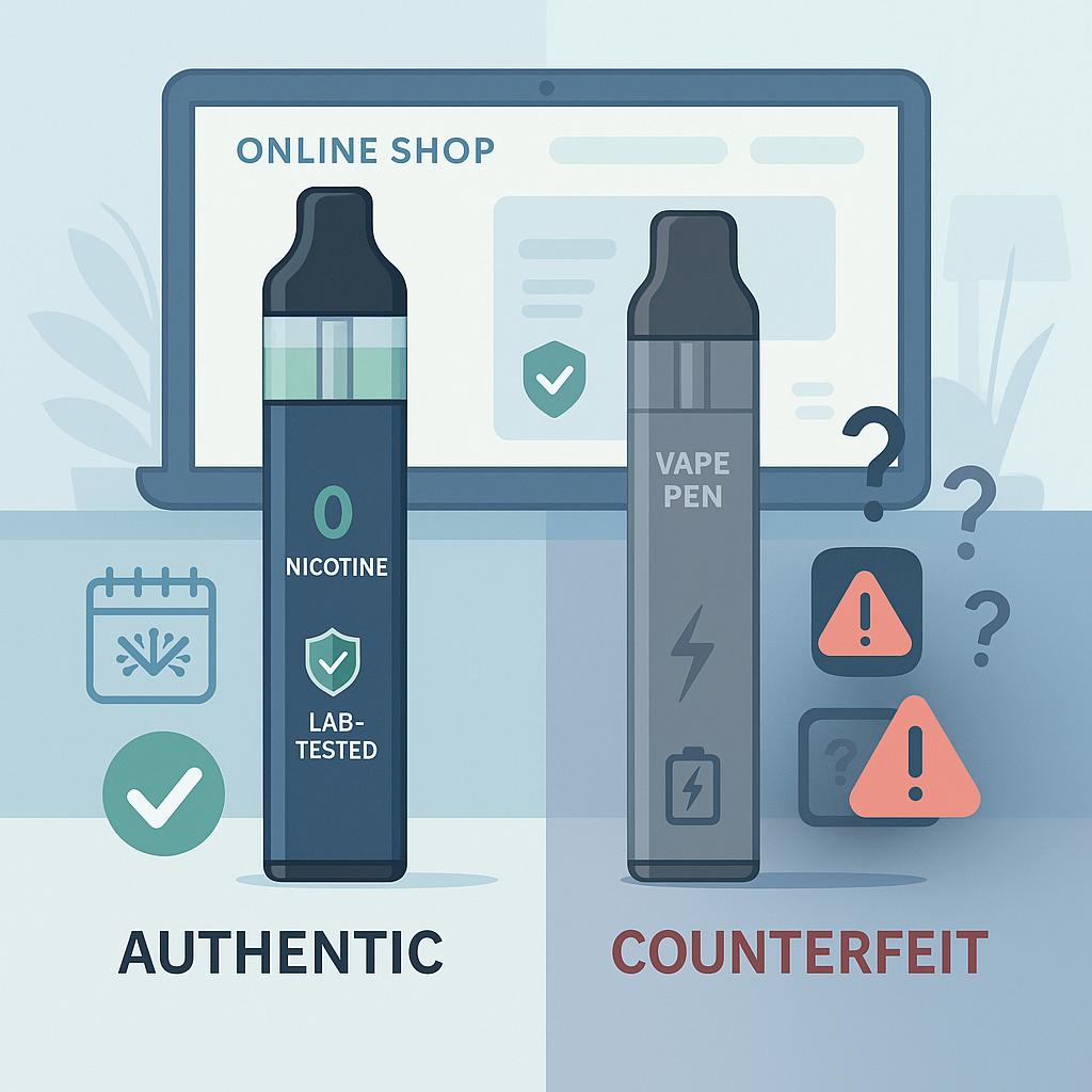 Dangers of Counterfeit Zero-Nicotine Disposable Vapes Online
