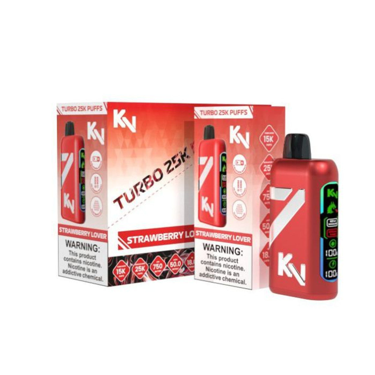 Kangvape KV Turbo 25K- Strawberry Lover 