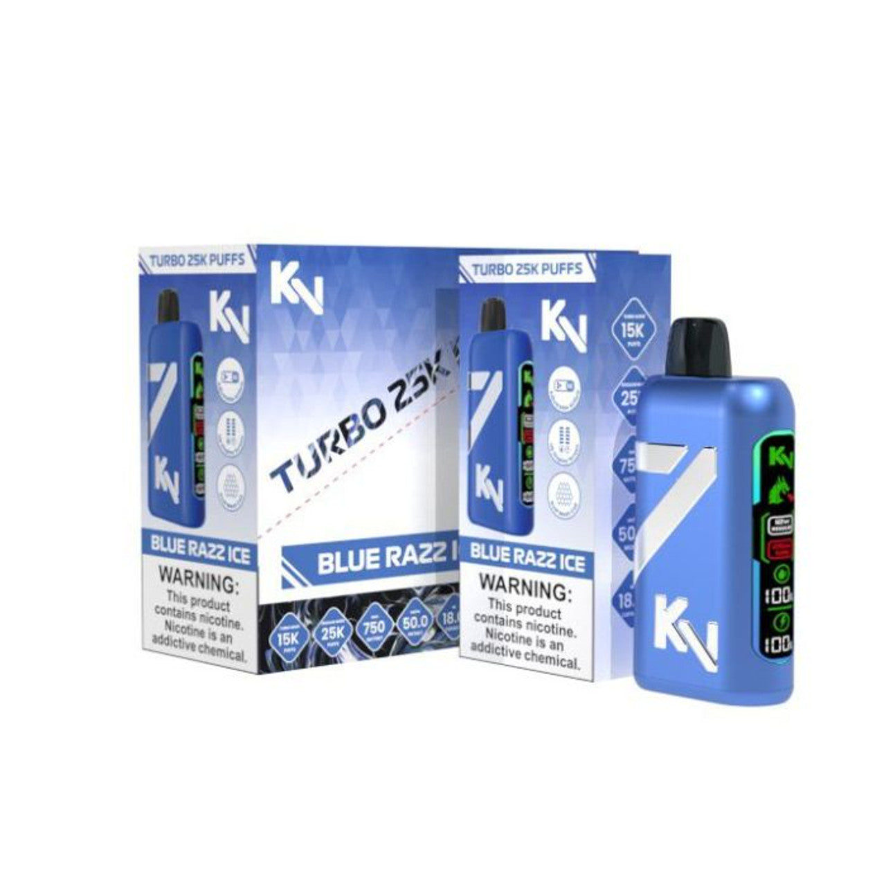 Kangvape KV Turbo 25K - Blue Razz Ice 