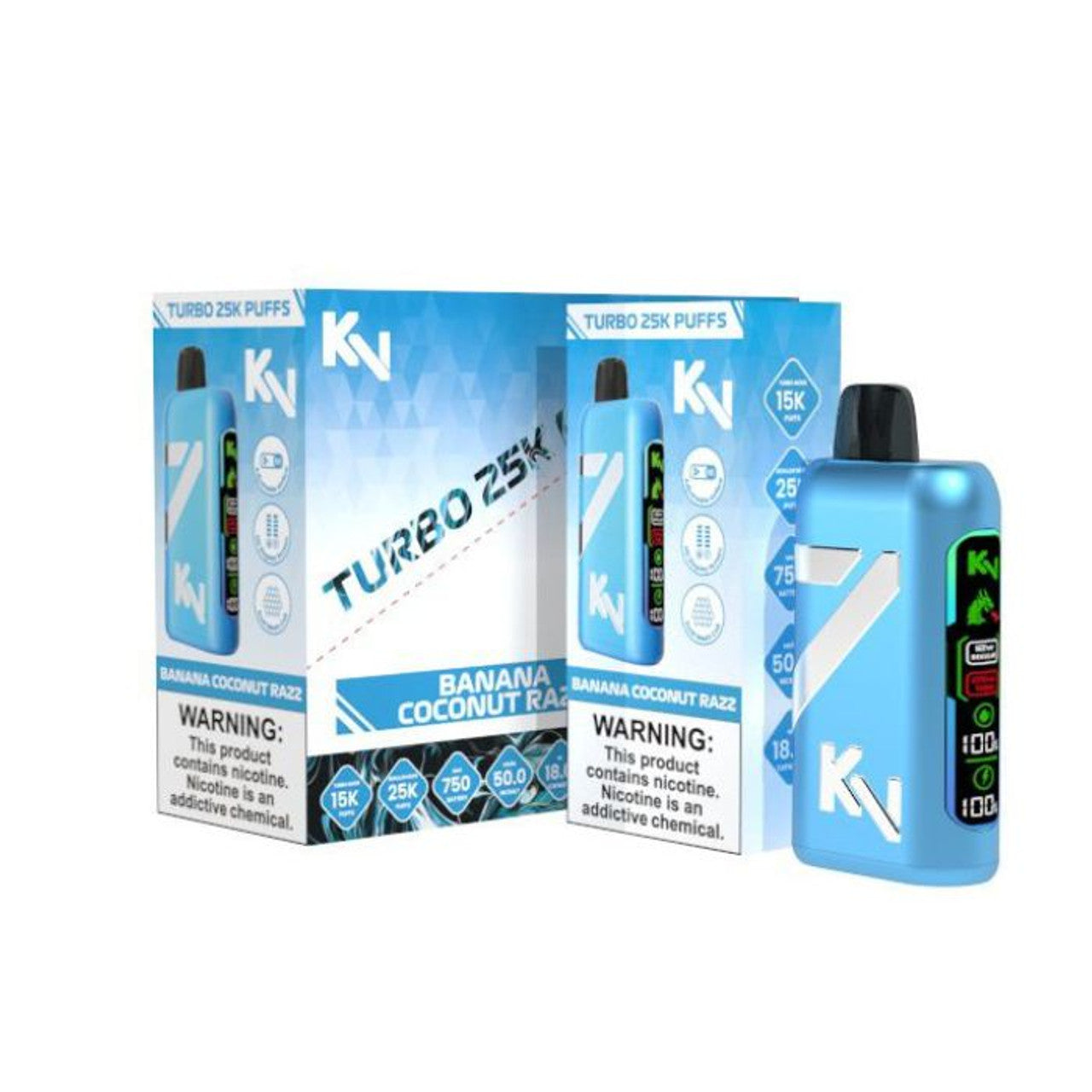 Kangvape KV Turbo 25K - Banana Coconut Razz 