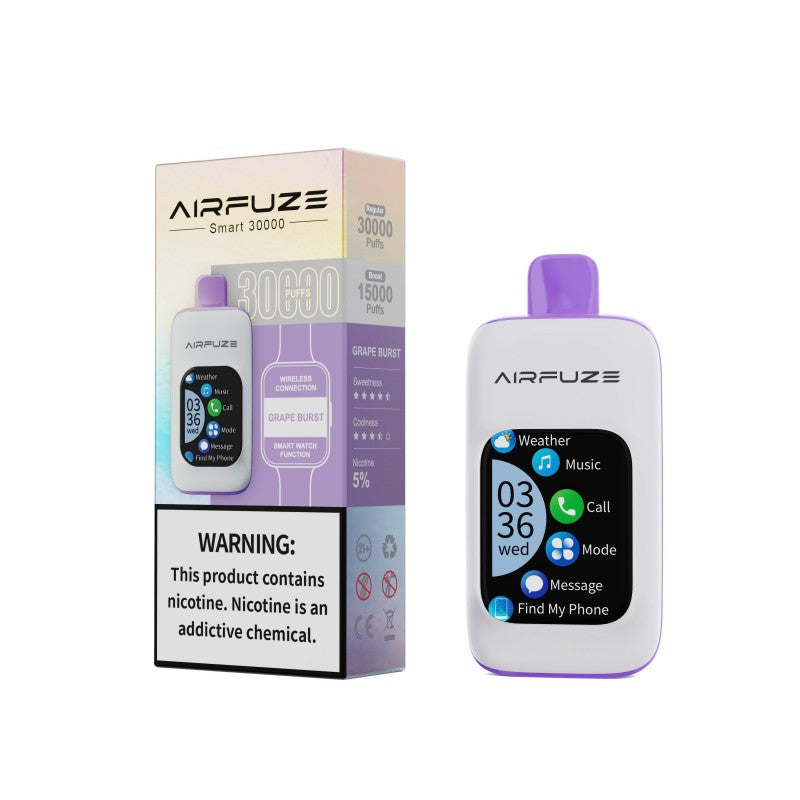 AIRFUZE SMART 30K DISPOSABLE - Grape Burst