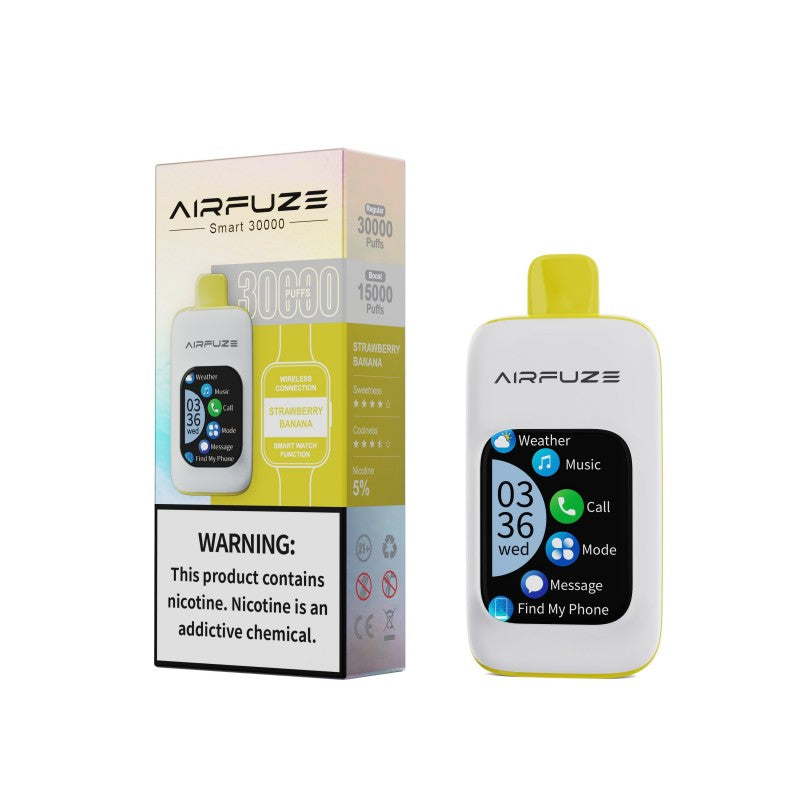 AIRFUZE SMART 30K DISPOSABLE - Strawberry Banana