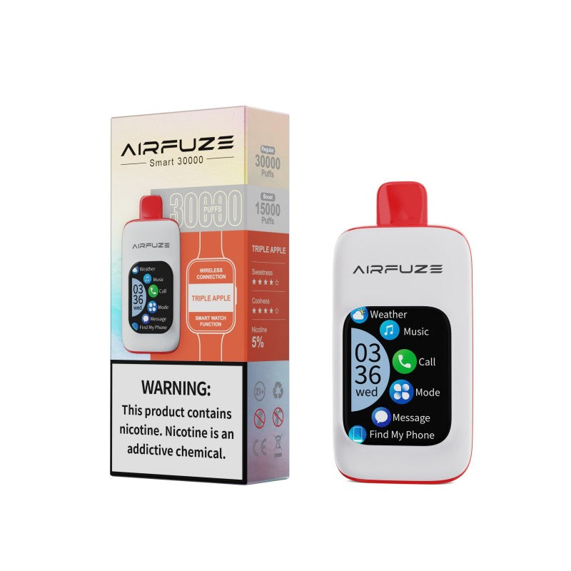 AIRFUZE SMART 30K DISPOSABLE - Triple Apple