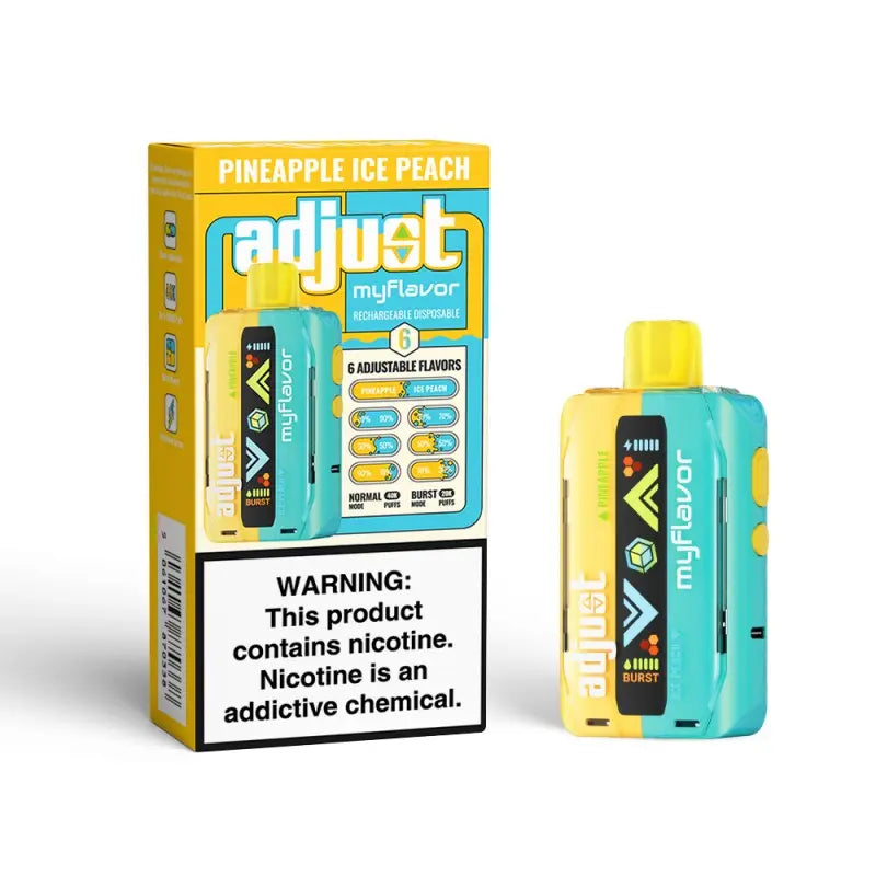 Adjust MyFlavor 40K Disposable - Pineapple Ice Peach 