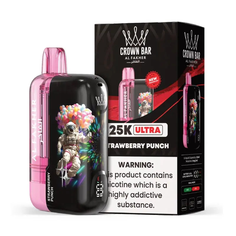 Al Fakher Crown Bar Ultra 25K - Strawberry Punch 
