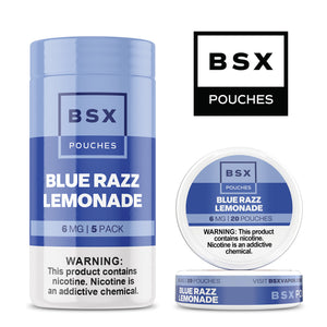 BSX Nicotine Pouches - Blue Razz Lemonade