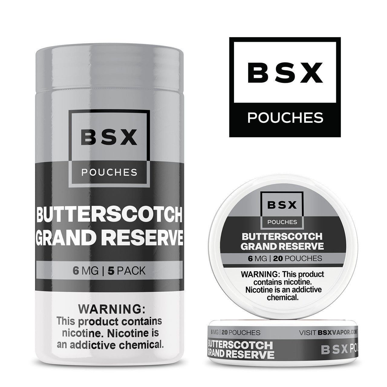 BSX Nicotine Pouches - Butterscotch Grand Reserve 