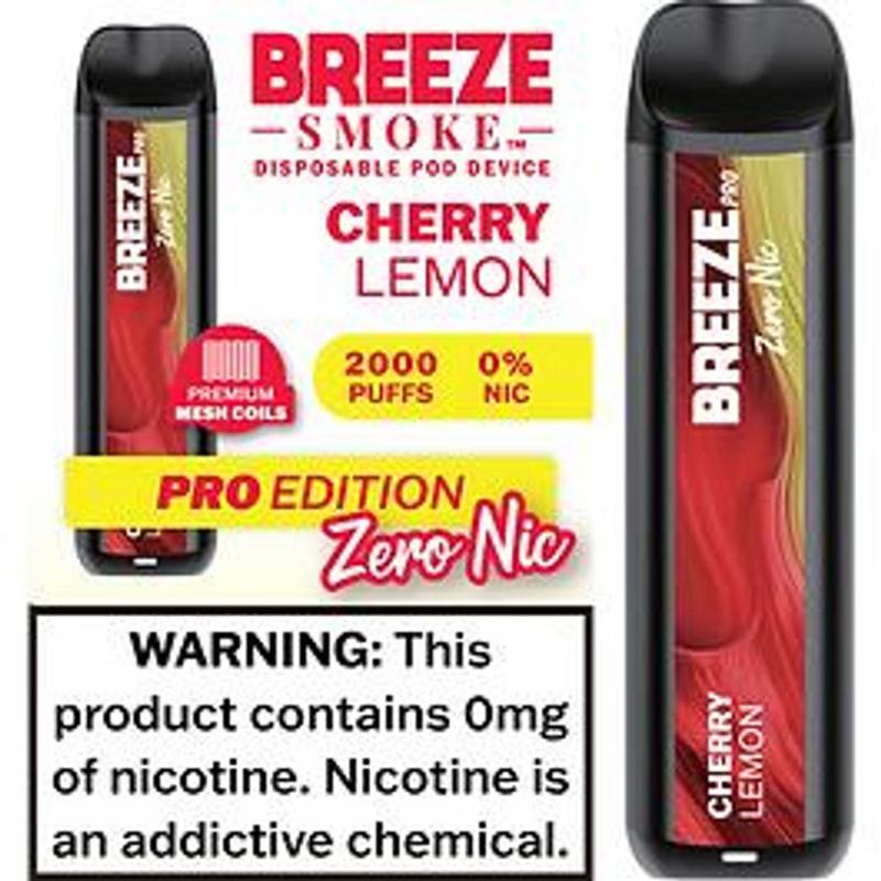 Breeze Pro 0% Disposable - Cherry Lemon 