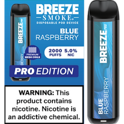 Breeze Pro 2000 Disposable - Blue Raspberry 