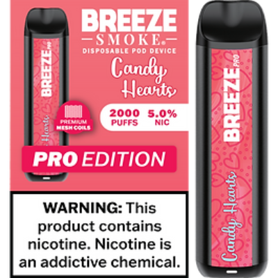 Breeze Pro 2000 Disposable - Candy Hearts 