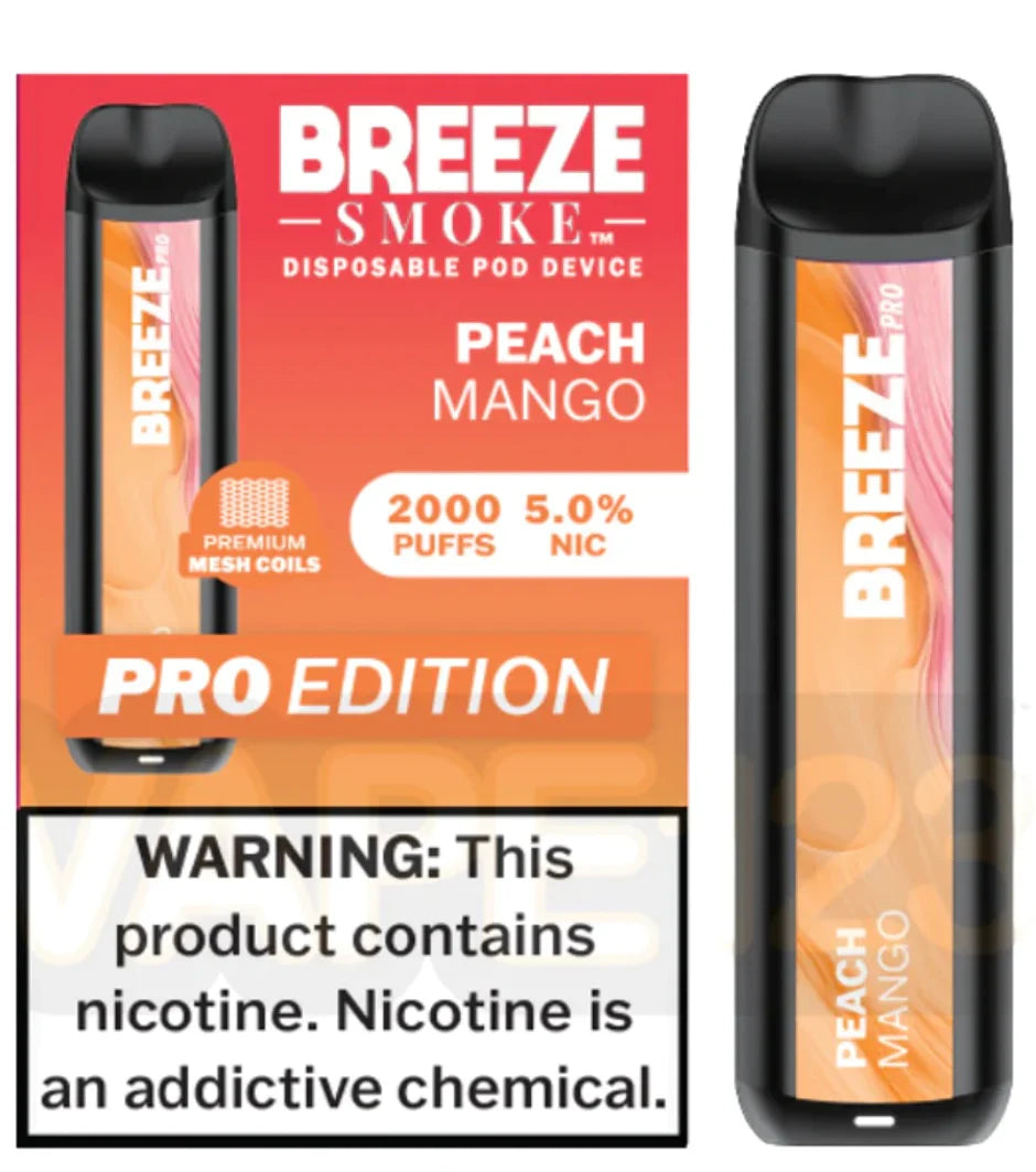 Breeze Pro 2000 Disposable - Peach Mango 