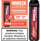 Breeze Pro 2000 Disposable - Strawberry Peach Mint 