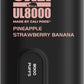 Cali UL8000 0% Disposable - Pineapple Strawberry Banana 