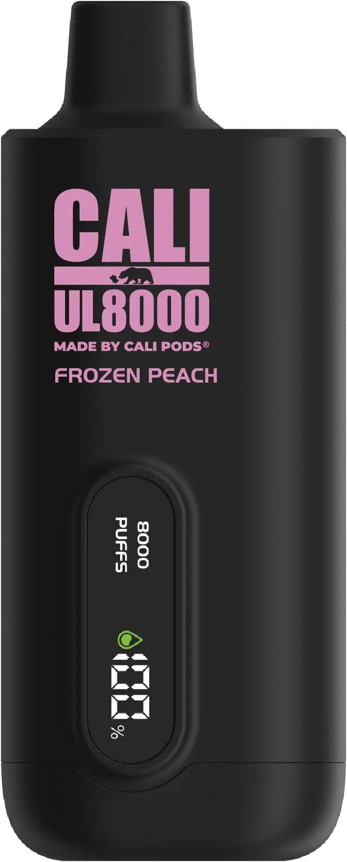 Cali UL8000 0% Disposable - Frozen Peach 