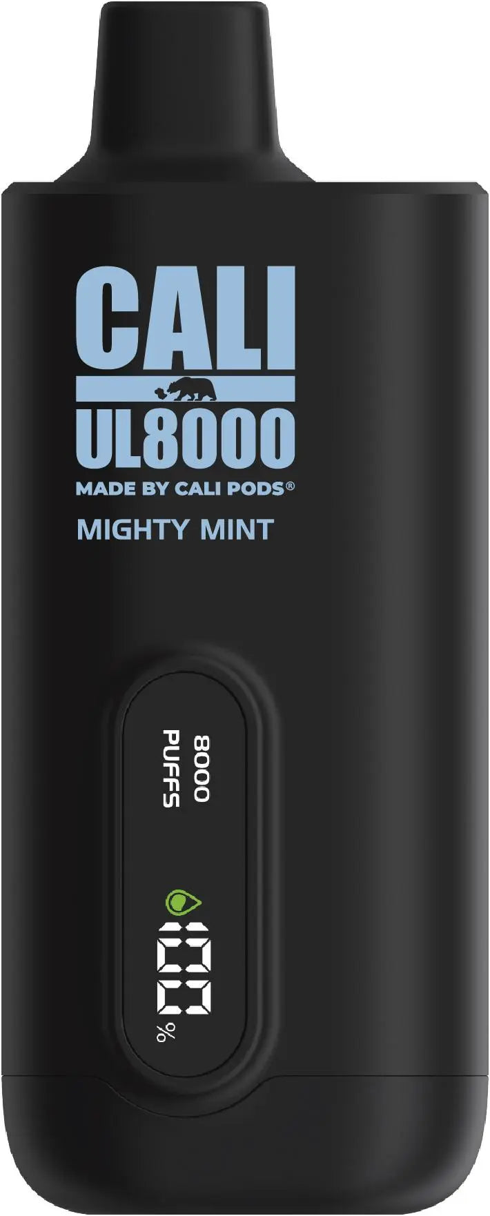 Cali UL8000 0% Disposable - Mighty Mint 