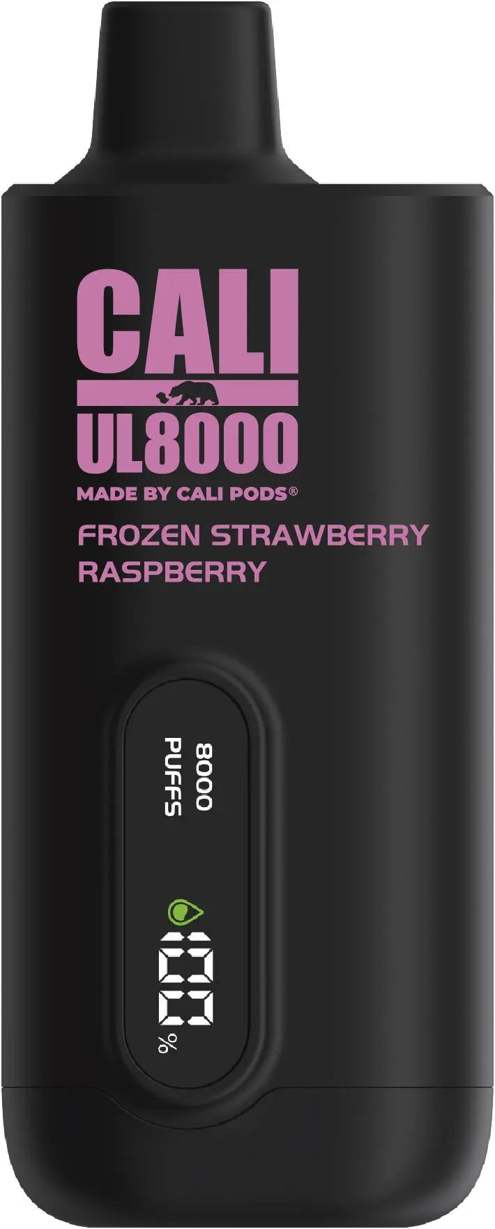 Cali UL8000 0% Disposable - Frozen Strawberry Raspberry 