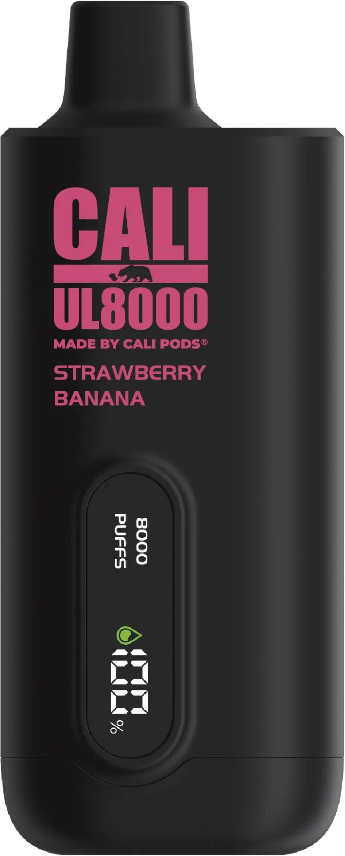 Cali UL8000 0% Disposable - Strawberry Banana 