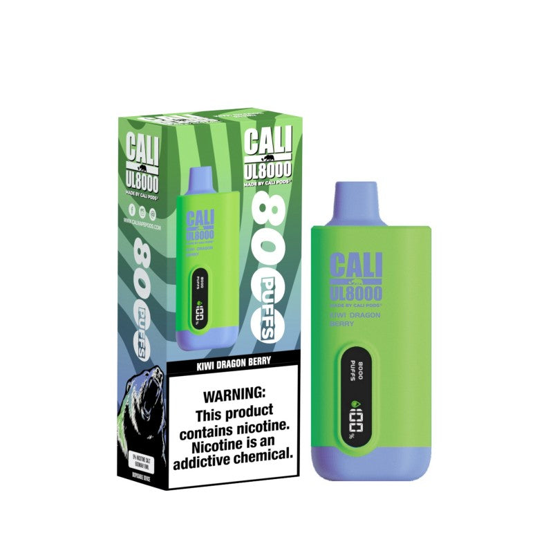 Cali UL8000 Disposable - Kiwi Dragon Berry 