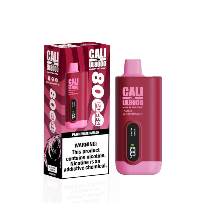 Cali UL8000 Disposable - Peach Watermelon 