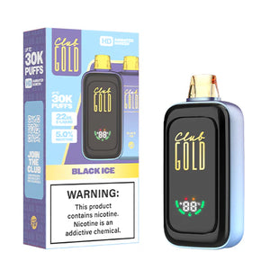 Club Gold 30K Disposable Vape - Black Ice 