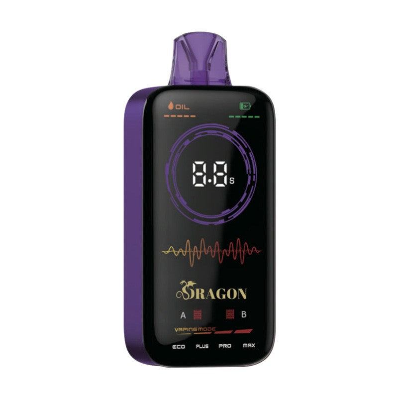 Dragon 16K Zero Nicotine Disposable - Grape Ice 