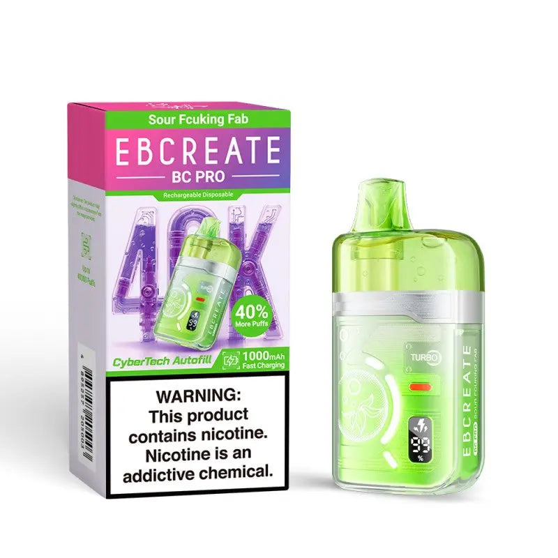 EBCREATE BC Pro 40K Disposable - Sour Fucking Fab 