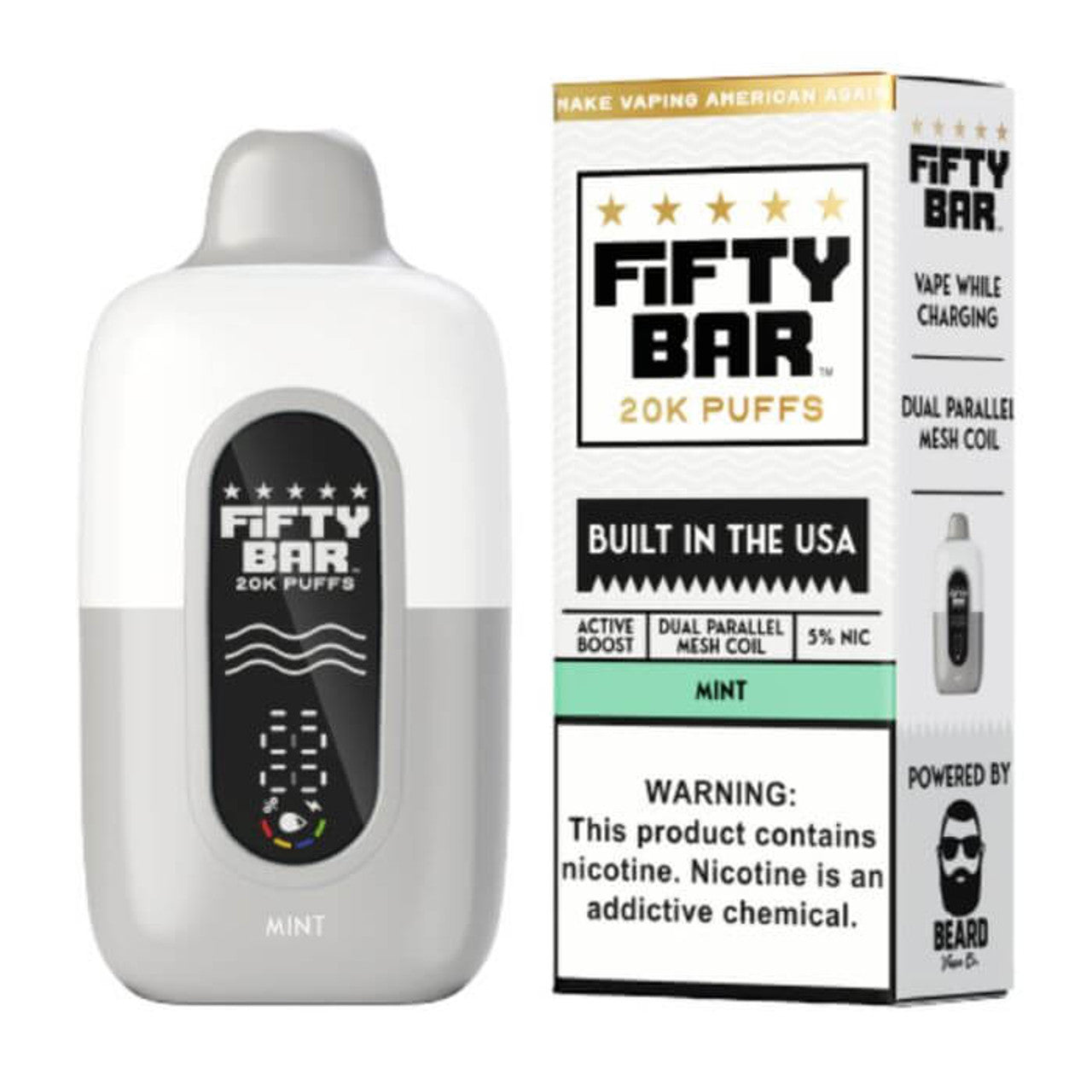 Fifty Bar 20K Disposable - Mint 