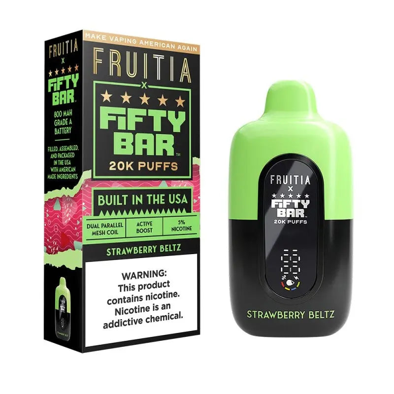 Fruitia x Fifty Bar 20K - Strawberry Beltz 