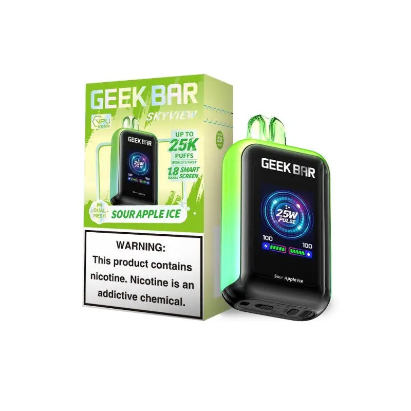 Geek Bar Skyview 25K Disposable - Sour Apple Ice 