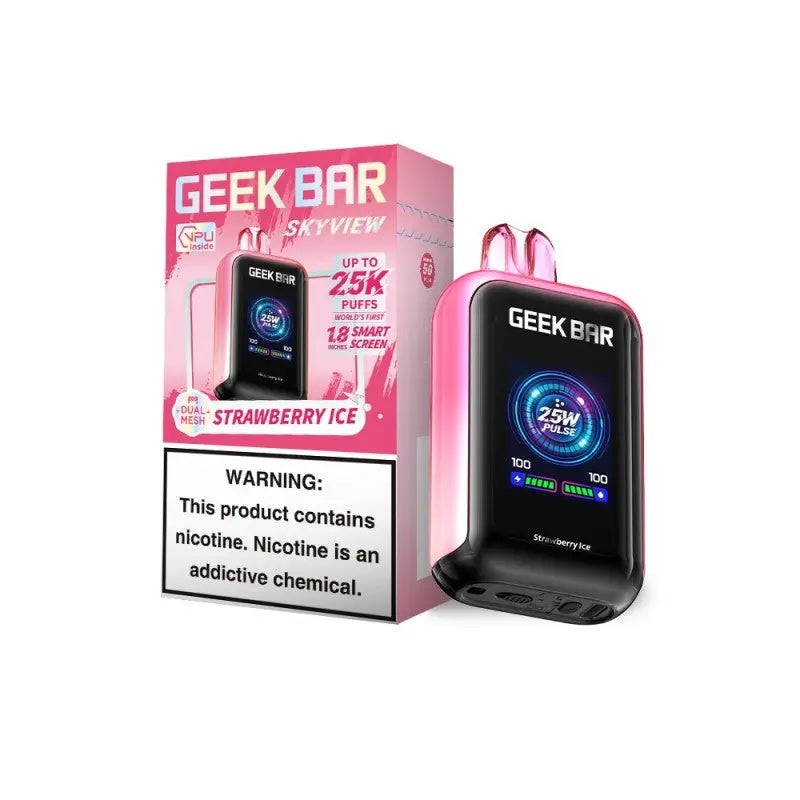 Geek Bar Skyview 25K Disposable - Strawberry Ice 