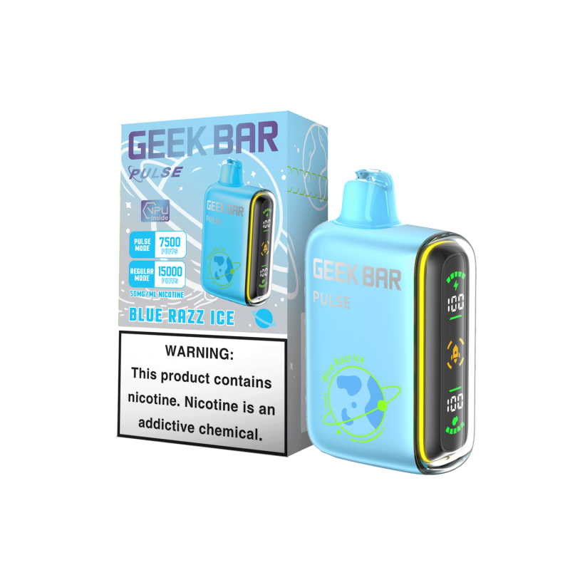 Geek Bar Pulse 15K Disposable - Blue Razz Ice 