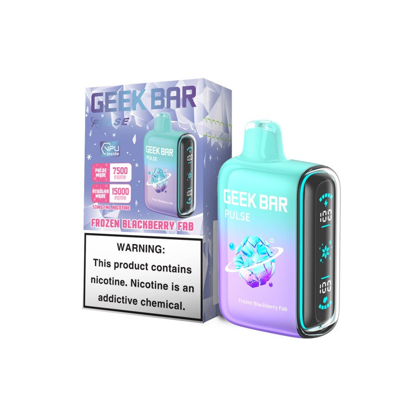Geek Bar Pulse 15K Disposable - Frozen Blackberry Fab 