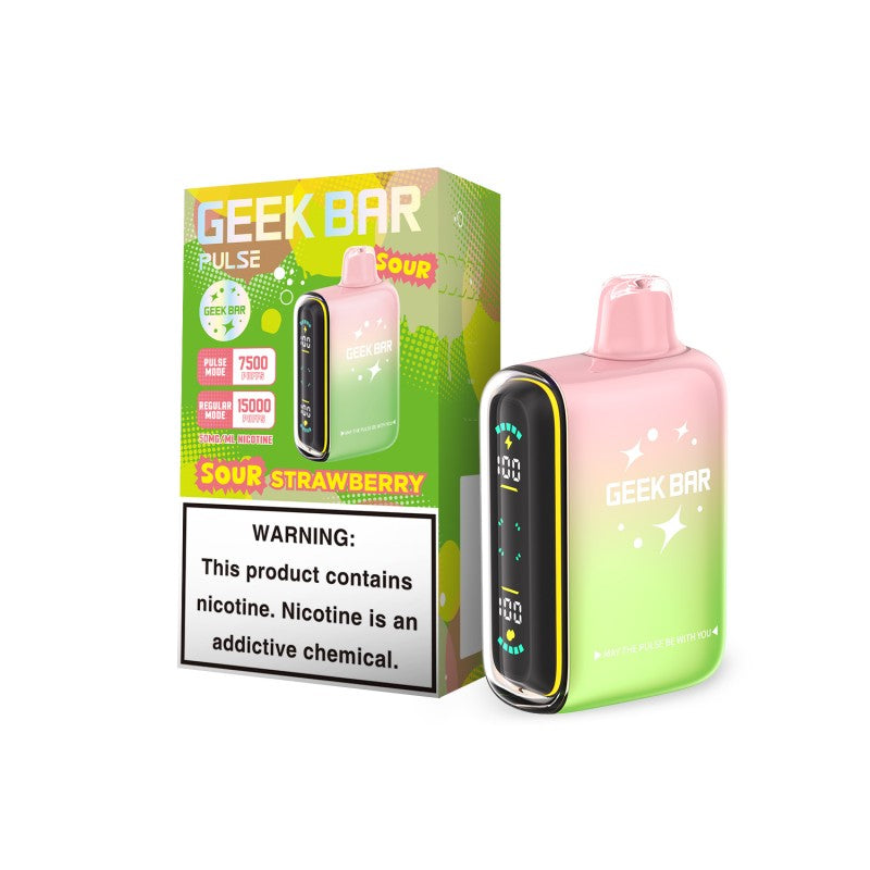 Geek Bar Pulse 15K Disposable - Sour Strawberry 