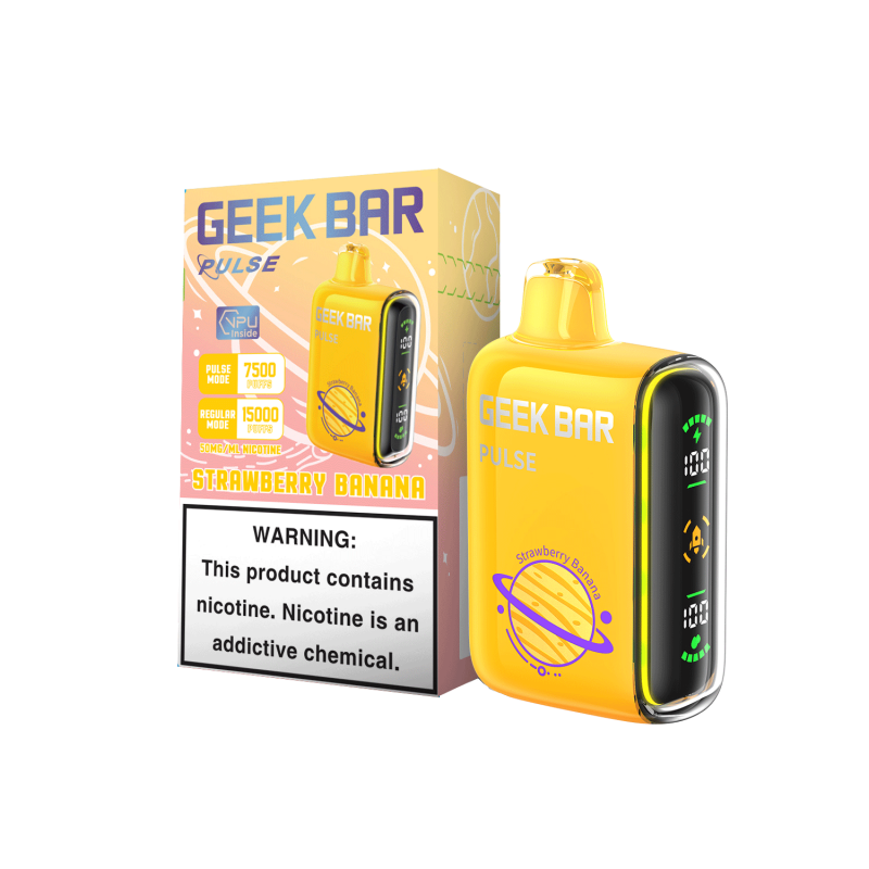 Geek Bar Pulse 15K Disposable - Strawberry Banana 