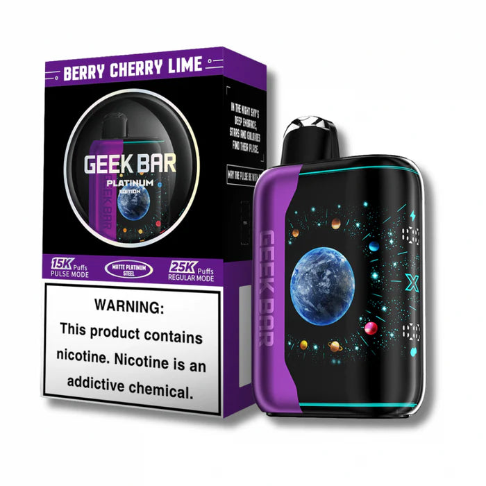 Geek Bar Pulse X Platinum Edition 25K - Berry Cherry Lime 
