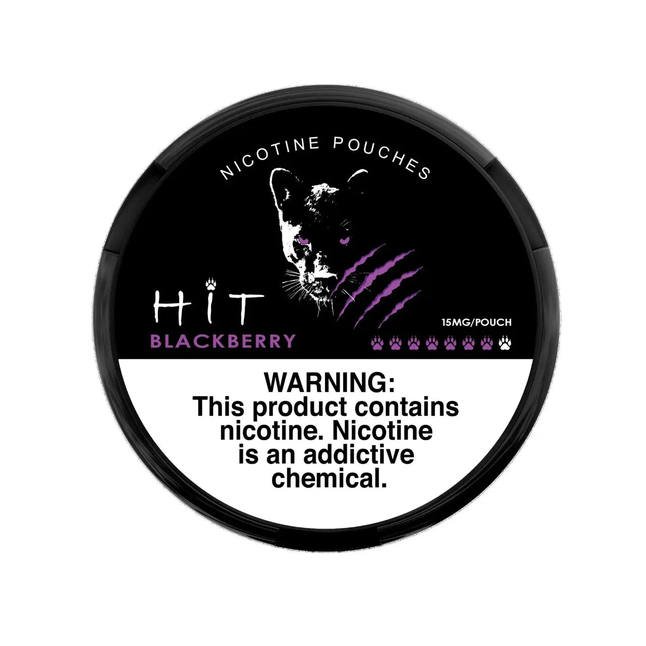 HIT NICOTINE POUCHES 15MG - Blackberry 