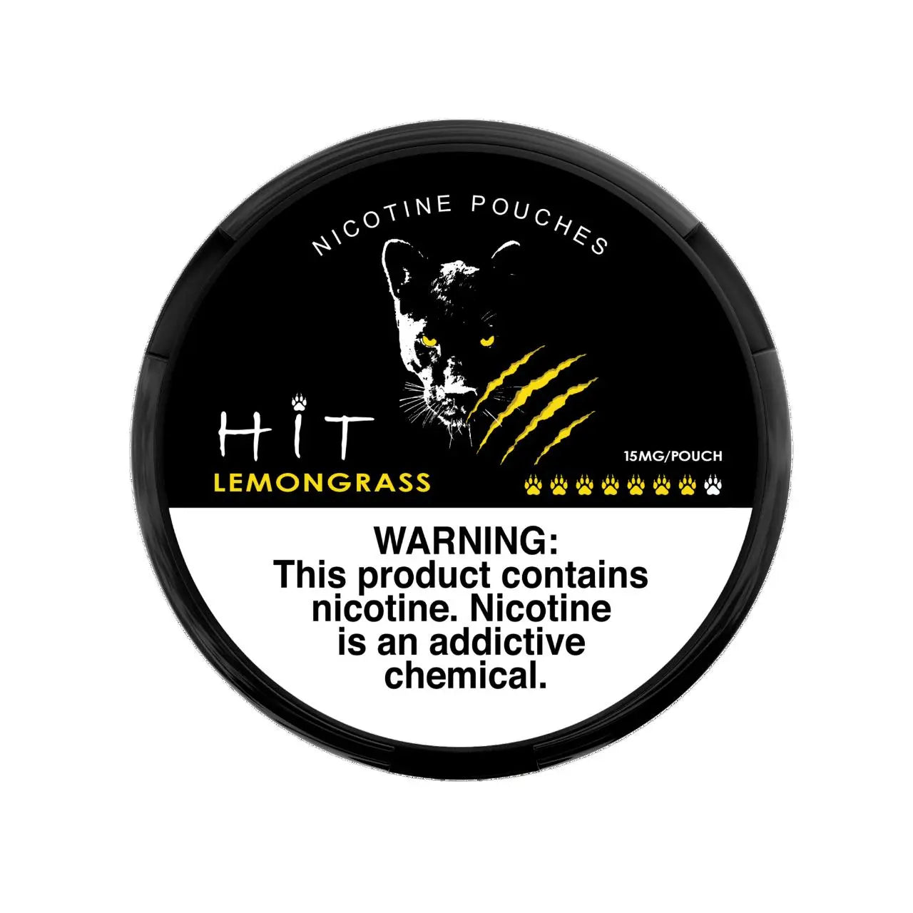 HIT NICOTINE POUCHES 15MG HIT - Lemongrass